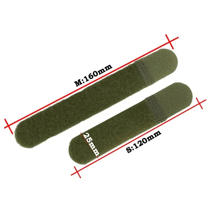 Reusable Nylon Loop Grip Cable Ties & Backpack Buckle Straps Cable Strap Organizer Qme