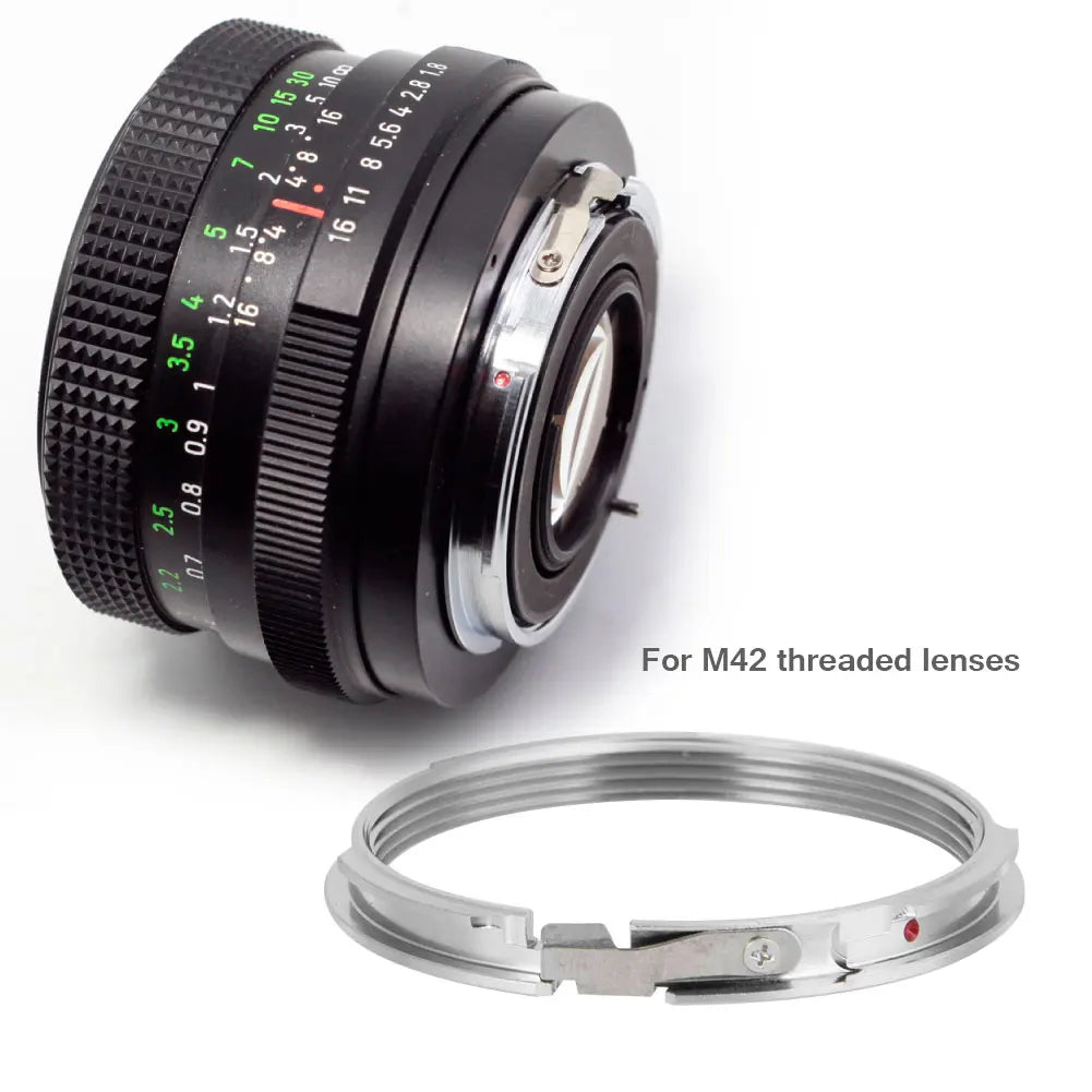 M42 to Pentax PK K Mount Lens Adapter Ring – Silver Copper Lens Mount Adapter Qst
