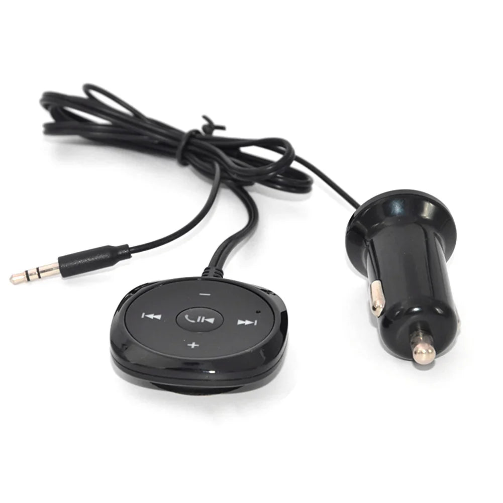 Car Bluetooth Audio Receiver AUX Handsfree Music Adapter Bluetooth Car Adapter Qme