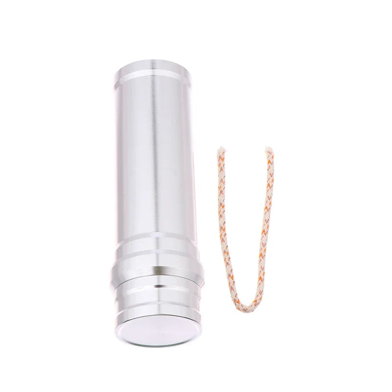 Portable Mini Alcohol Lamp – Aluminum Alloy Lab & Camping Alcohol Lamp Qme Silver