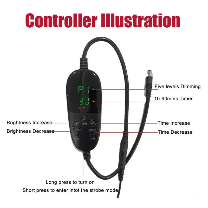 Red Light Pulse Controller for Infrared Hair Growth Cap Hair Cap Controller Qst
