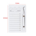 Magnetic Eyelash Glue Pallet Holder – Acrylic Suction Board Eyelash Tool Holder Qme White China Mainland