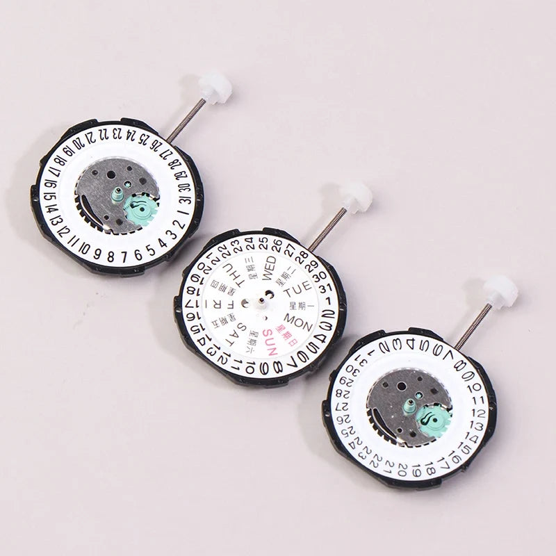 Sunon SL28-6 Quartz Clock Movement – 3 Hands & Calendar Clock Movement Qme