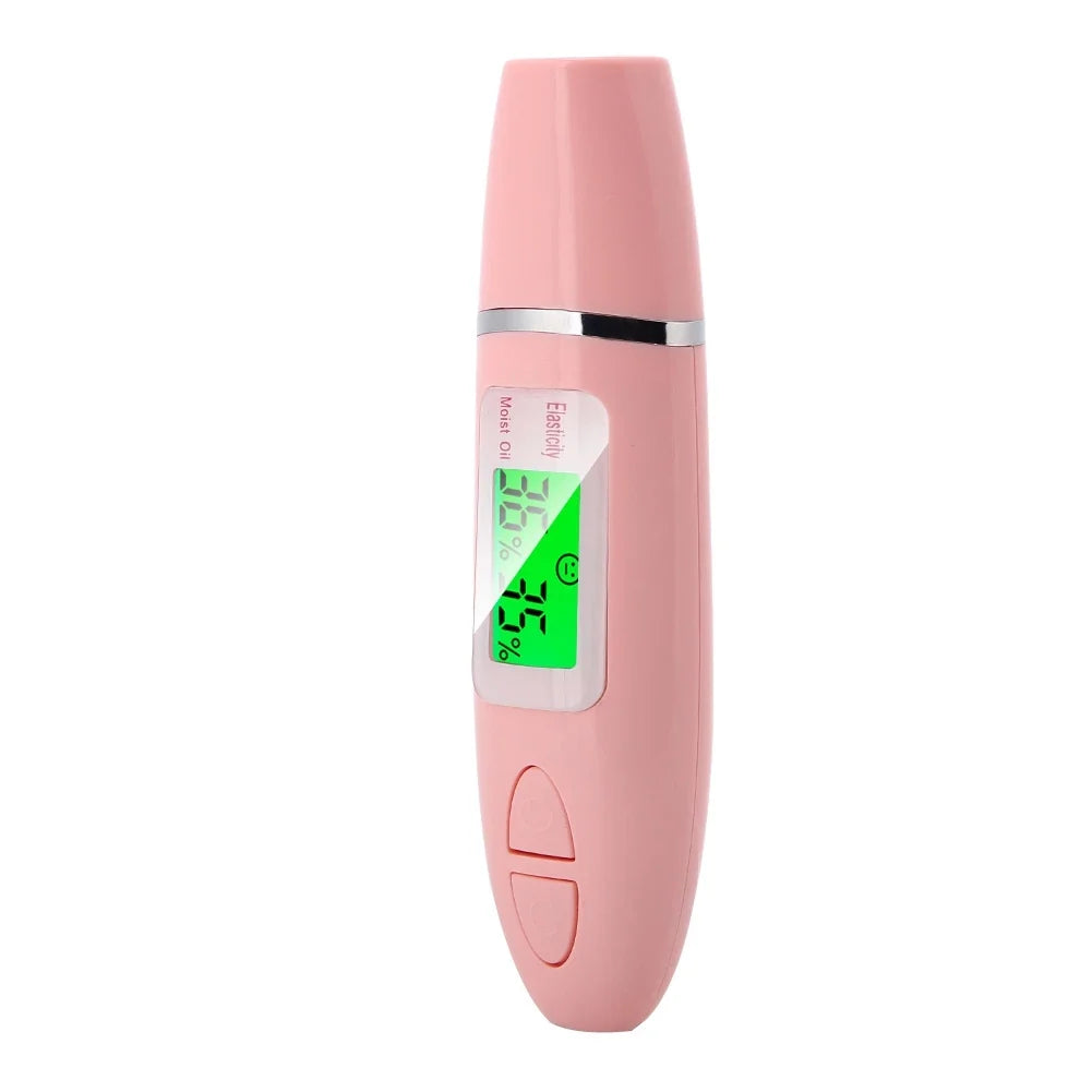 Portable Digital LCD Skin Moisture & Oil Analyzer Tester Skin Analyzer Tool Qme