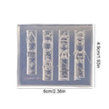 3D Christmas Silicone Nail Art Mold – Santa, Snowman & Tree Nail Art Mold Qst Default Title