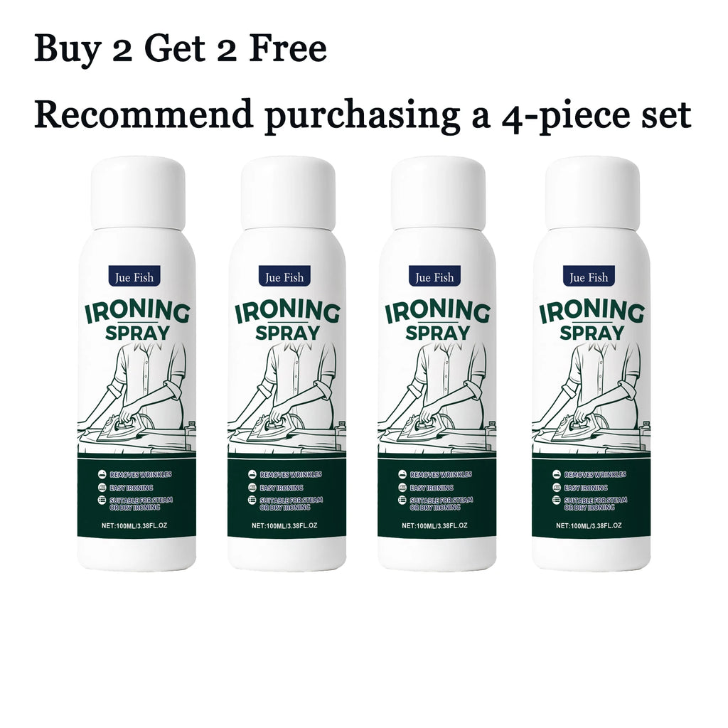 100ml Wrinkle Release Spray – Smooth Clothes Instantly Garment Care Spray Qst 4 pcs