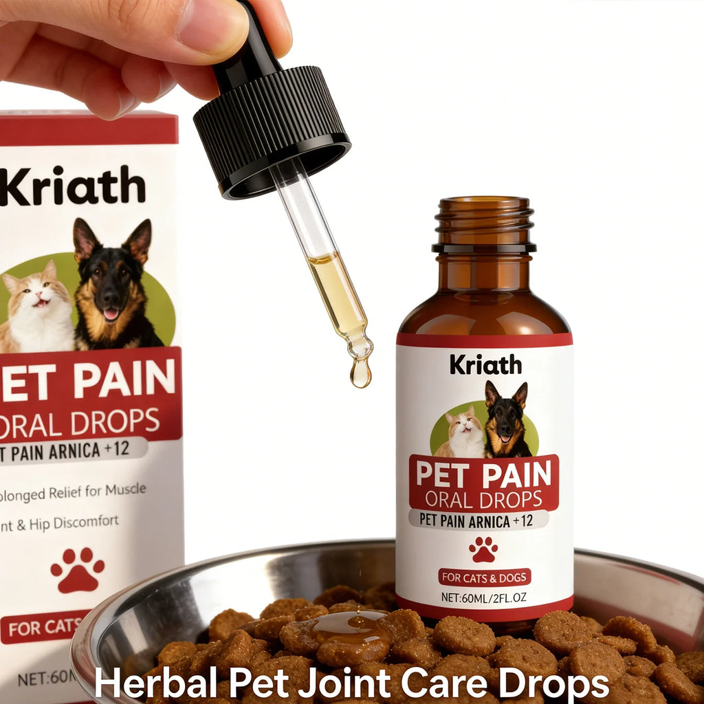 Pet Herbal Care Drops – Joint & Cartilage Support for Pets Pet Herbal Supplement Qme
