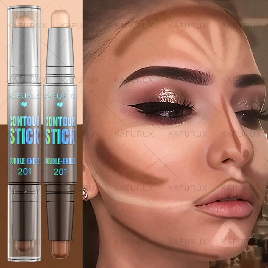 Qme Dual-Ended Contour Stick – Foundation & Concealer Contour Concealer Stick Qme