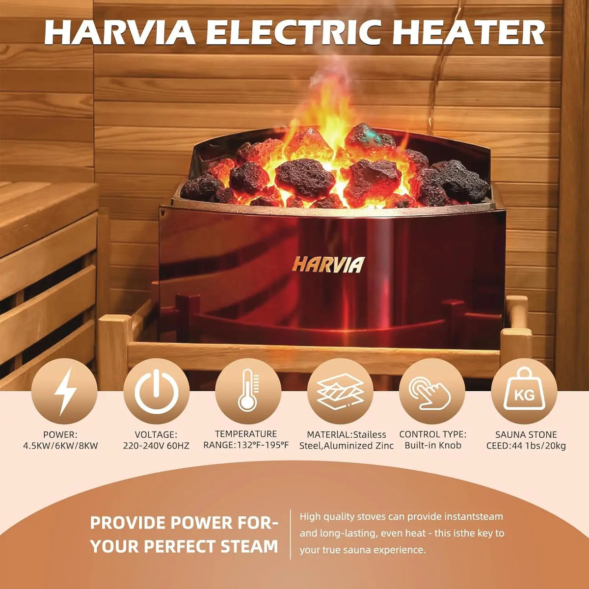 Outdoor Barrel Sauna 2-Person Spruce Wood & 4.5KW Harvia Heater Outdoor Barrel Sauna Qst