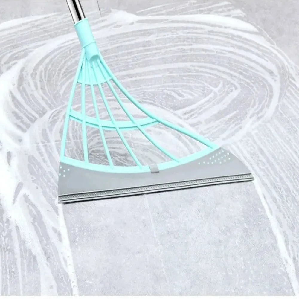 Silicone Floor Broom & Hair Squeegee – Anti-Stick Dust Remover Silicone Floor Broom Qme