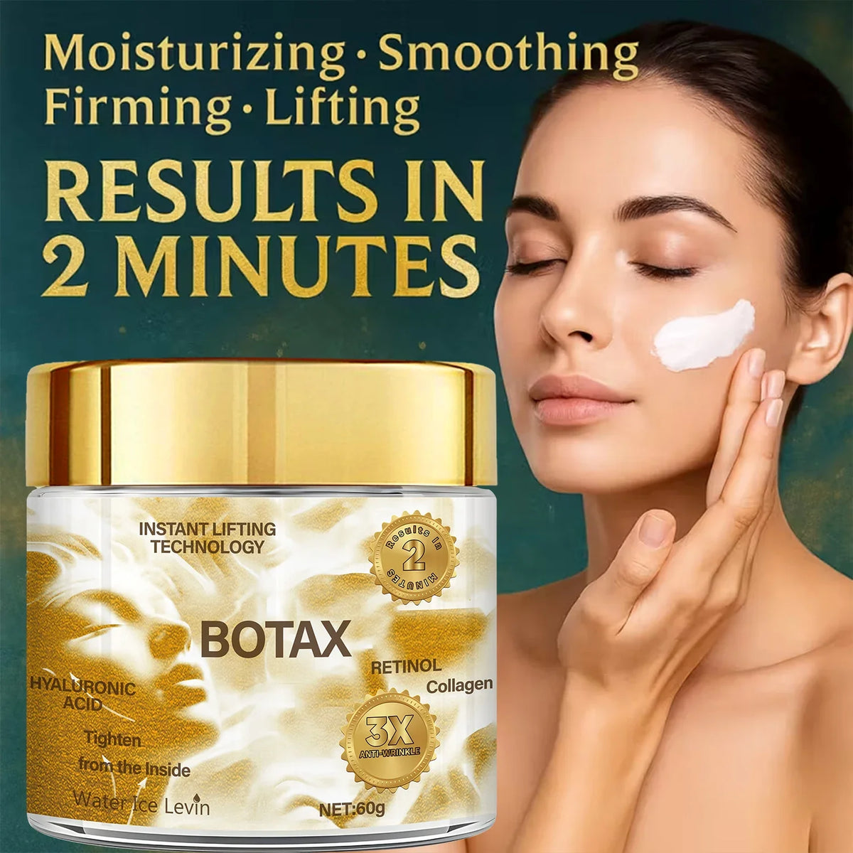BOTAX Instant Lifting Face Cream – Hyaluronic Acid & Retinol Lifting Face Cream Qme