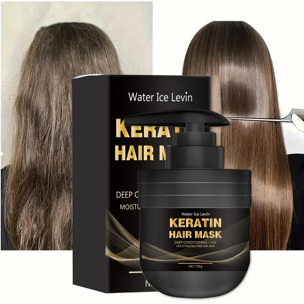 Keratin Hair Mask – 5-Second Frizz Repair & Smoothing Treatment Keratin Hair Mask Qme