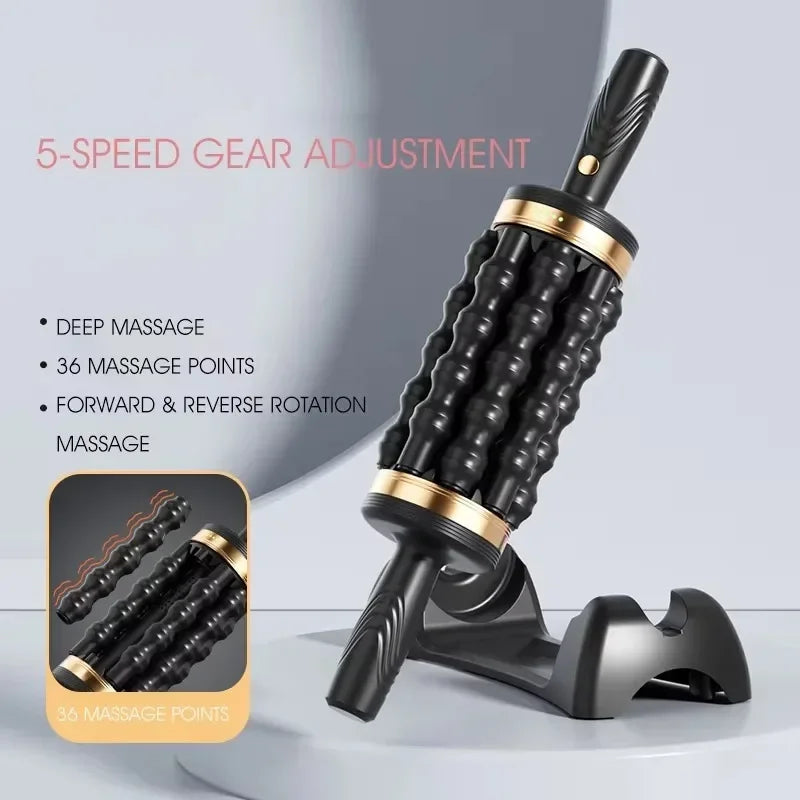 Vilnason Rolling Percussive Massager – 5-Speed Handheld Handheld Massager Qst Type-C