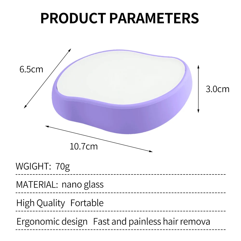 Nano Crystal Hair Removal Stone – Reusable Epilator Men & Women Crystal Hair Remover Qst