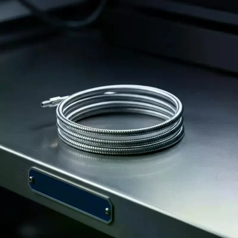 M4 Flexible Microphone Positioning Hose Black Silver 10–40cm Microphone Accessory Qme