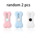 Mini Cartoon Bone Letter Opener & Paper Cutter – 8 Colors Letter Opener Knife Qme random 2pcs