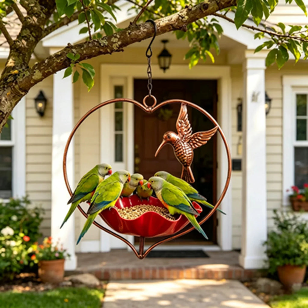 Decorative Bird Bath Water Feeder Tray Dispenser for Garden Bird Bath Feeder Qme