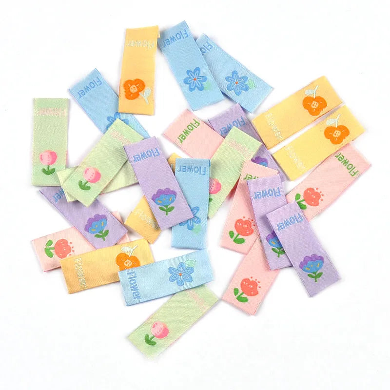 Cartoon Flower Embroidery Cloth Labels – Sewing & DIY Crafts Embroidery Cloth Labels Qme