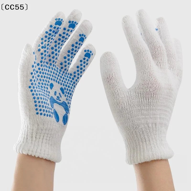 Kids Non-Slip Knitted Gloves – Panda Grip Garden Mittens Kids Activity Gloves Qst