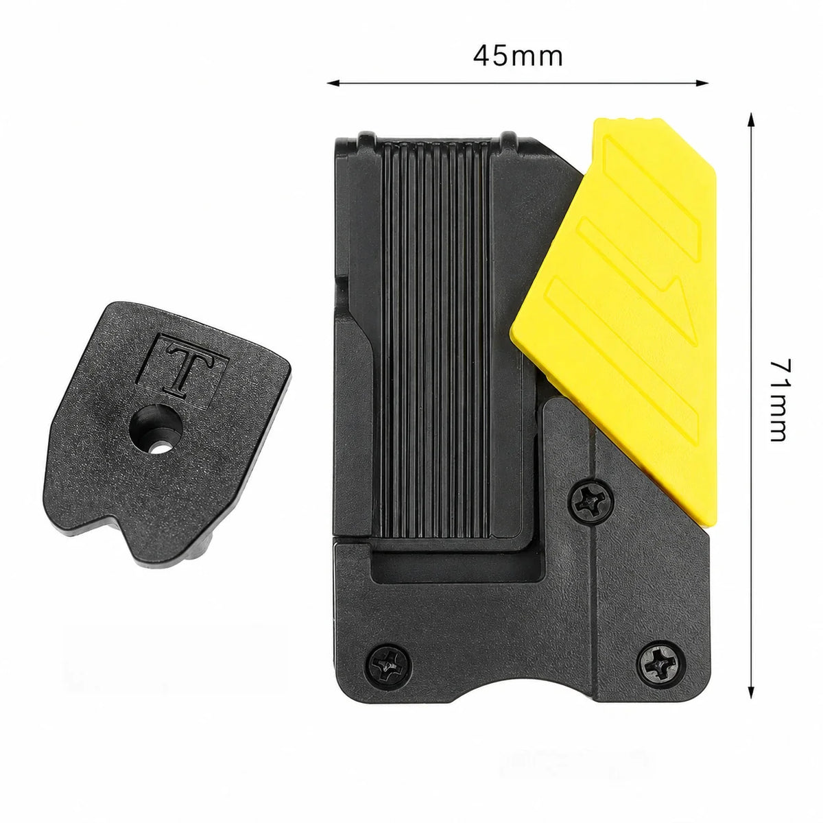 Universal Tool Belt Clip Quick Release Buckle & Hook Tool Belt Clip Qme A-Yellow