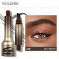 Waterproof Travel Eyebrow Powder Angled Brush – Blendable Eyebrow Powder Brush Qme 04