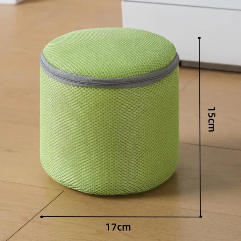 Reusable Mesh Laundry Bag – No-Snag Zipper for Delicates Mesh Laundry Bag Qst Green