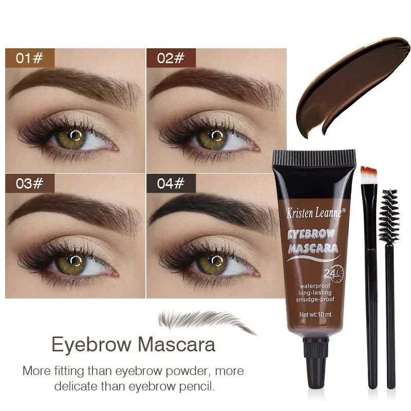 Waterproof Liquid Eyebrow Tint Cream | 4 Colors – Qme Eyebrow Tint Cream Qme