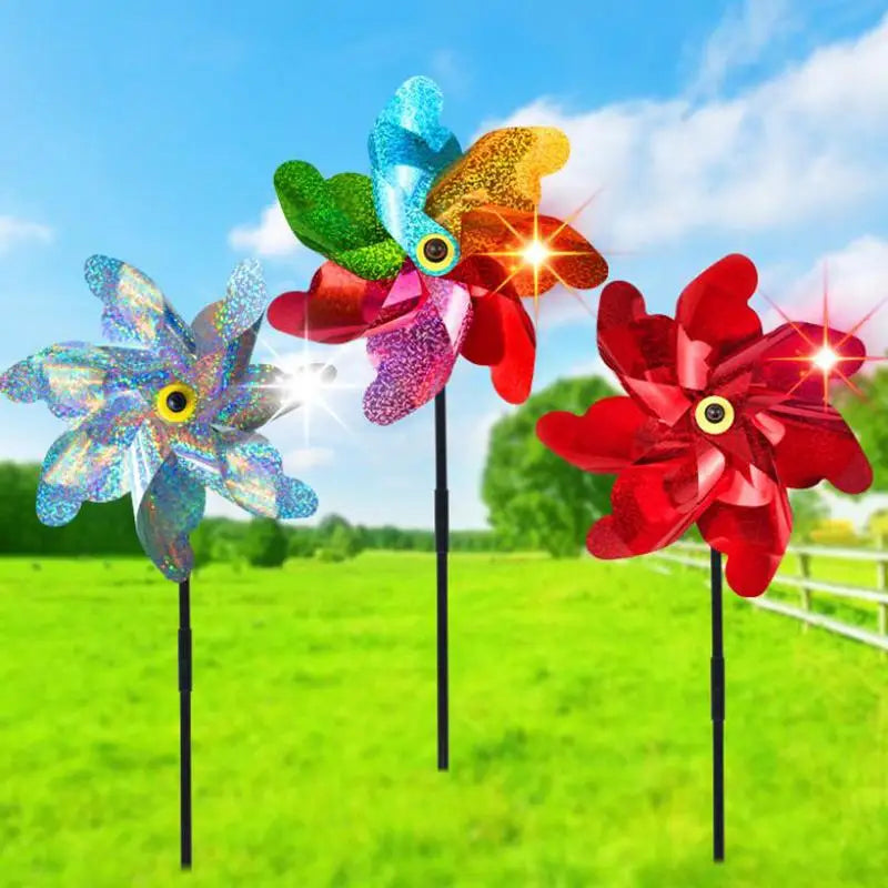 Reflective Bird Repellent Windmill – Garden & Lawn Decor Garden Wind Spinner Qme