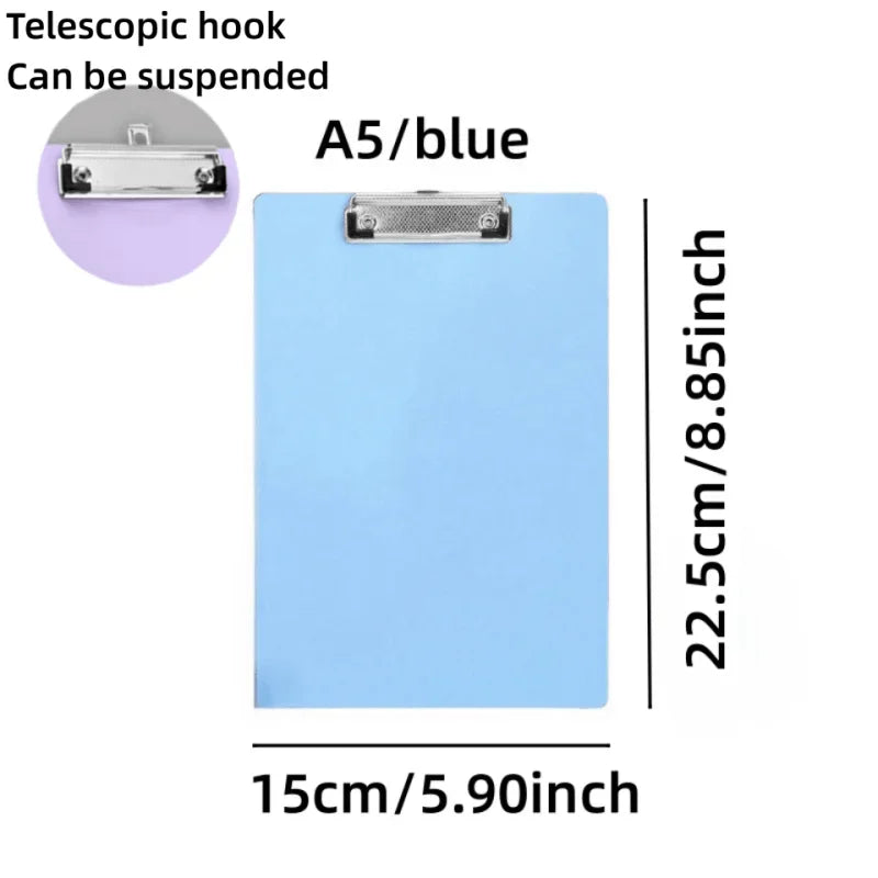 A5 Clipboard Memo Pad – Portable Loose-Leaf Writing Board Clipboard Memo Pad Qme