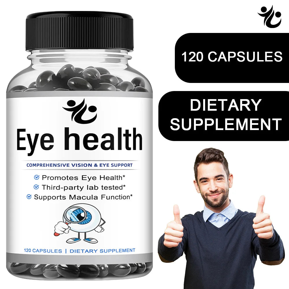 Kenofor Eye Health Capsules – Lutein, Zeaxanthin, Vitamins A & E Eye Health Supplement Qst