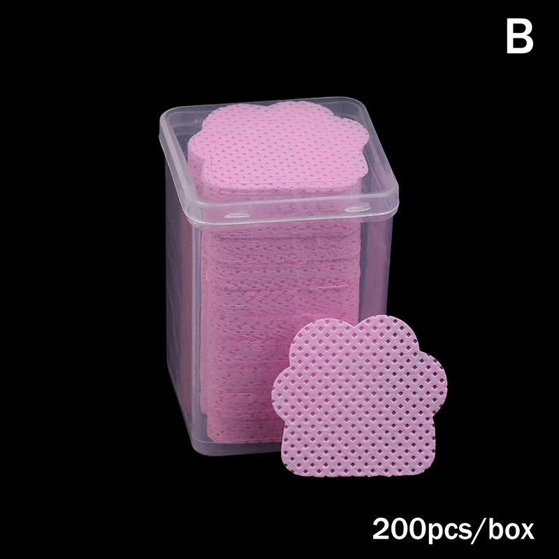 Lash Extension Glue Bottle Cleaner Wipes 200/600 PCS – DIKALU Lash Extension Wipes Qst B Rose red