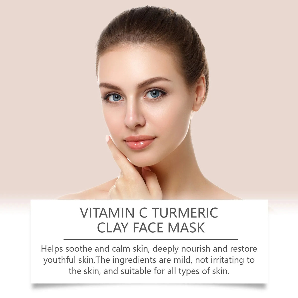 Vitamin C & Turmeric Exfoliating Facial Mask – Deep Pore Clean Exfoliating Face Mask Qst