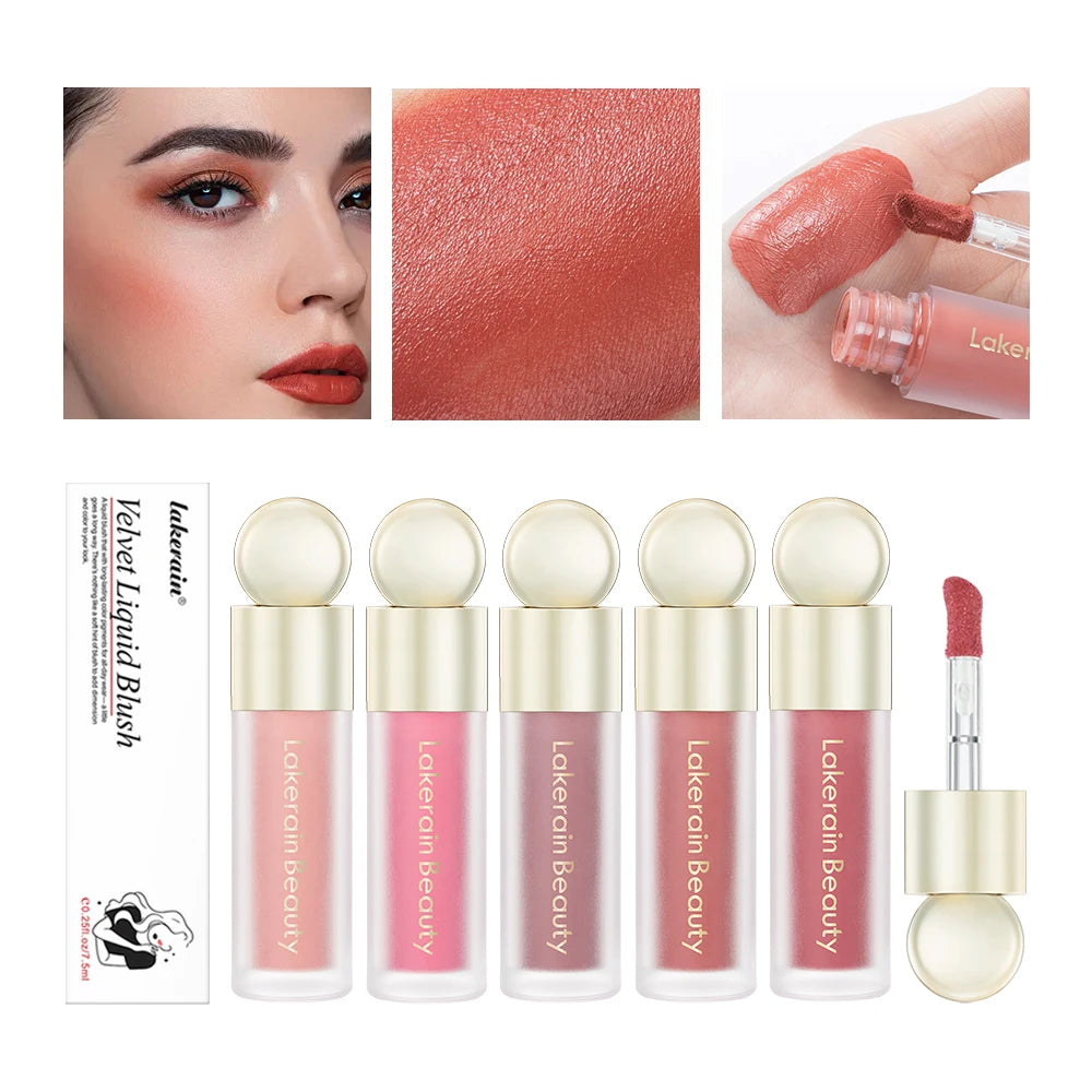 Velvet Liquid Blush – Natural Cheek Tint, 5 Shades Liquid Blush Qst
