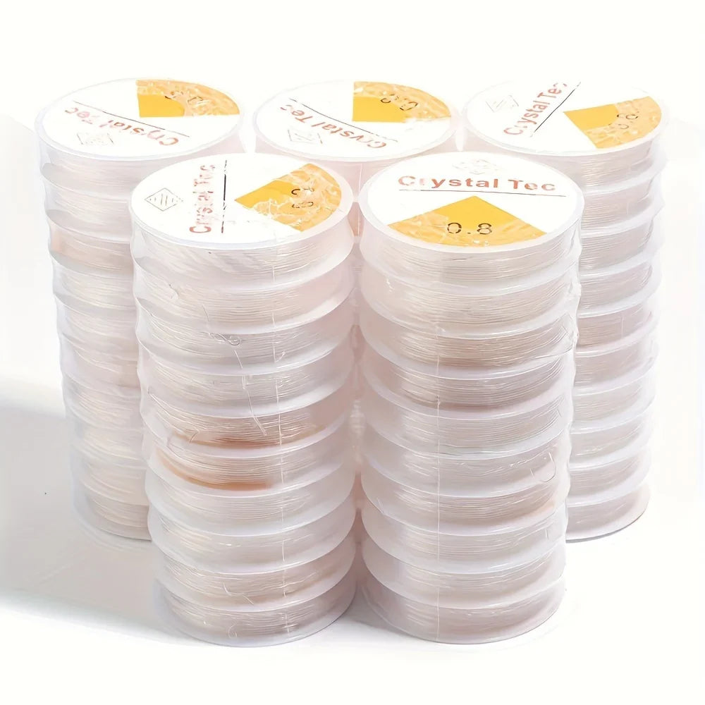 Transparent Crystal Elastic Cord for DIY Bracelet & Bead Making Jewelry Making Cord Qme