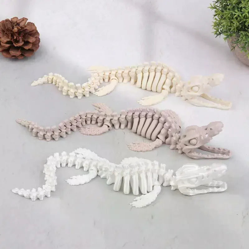 Dinosaur Skeleton Aquarium Decoration | Realistic Fish Tank Ornament Aquarium Ornament Qme