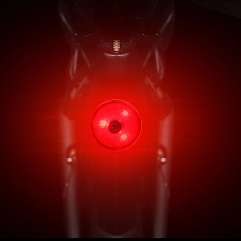 USB Rechargeable Bike Tail Light | Strap-On LED Safety Light Bicycle Tail Light Qme