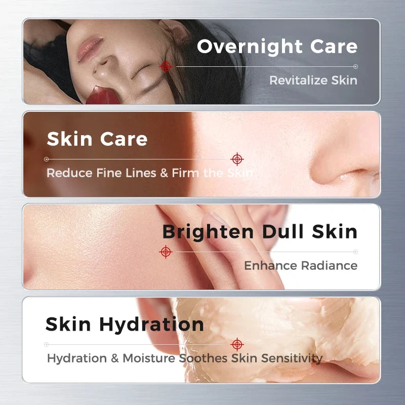 Astaxanthin Night Mask – Brightening, Firming & Moisturizing Overnight Face Mask Qme