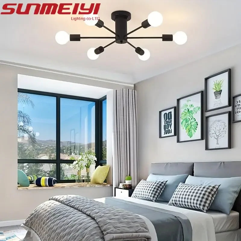 Nordic Minimalist Chandelier | Modern Ceiling Light Fixture Modern Chandelier Qme
