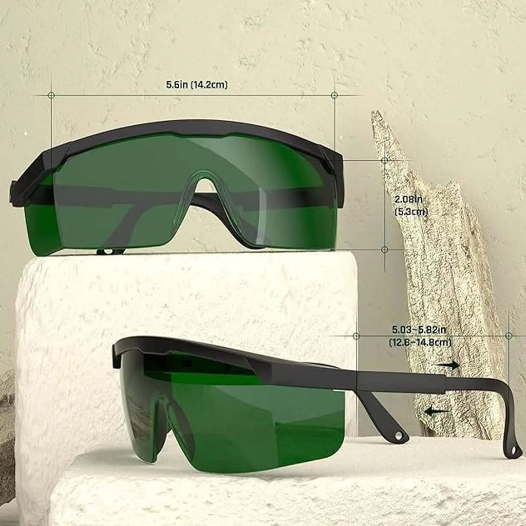 3-Pack Laser Safety Glasses 200nm–2000nm CE ANSI Z87.1 Laser Safety Glasses Qst