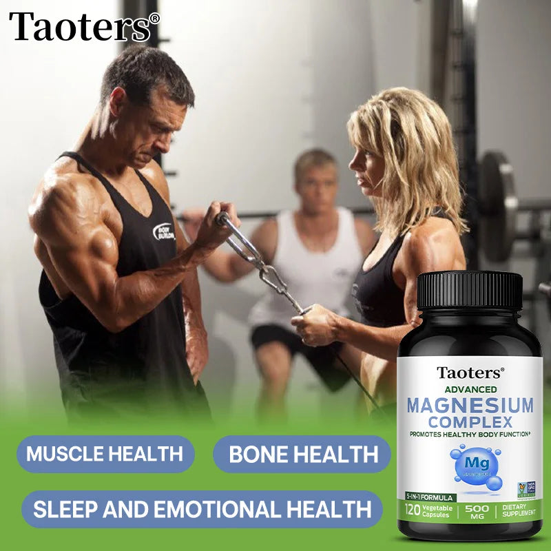 Magnesium Complex Capsules – 5-Form Blend | Taoters Mineral Supplement Qst
