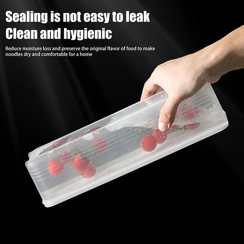 Airtight Long Rectangular Plastic Food Storage Container Food Storage Container Qme