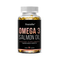 Omega 3 Fish Oil Capsules – Pure Salmon Oil EPA & DHA Fish Oil Supplement Qst 30 count-1 bottle