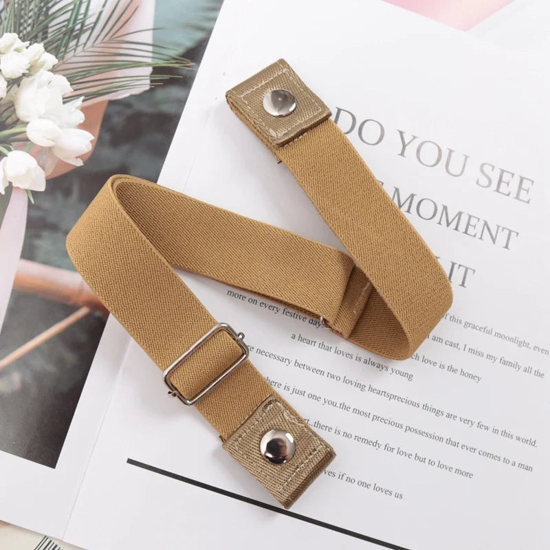 Women's Buckle-Free Elastic Invisible Belt – 29 Colors