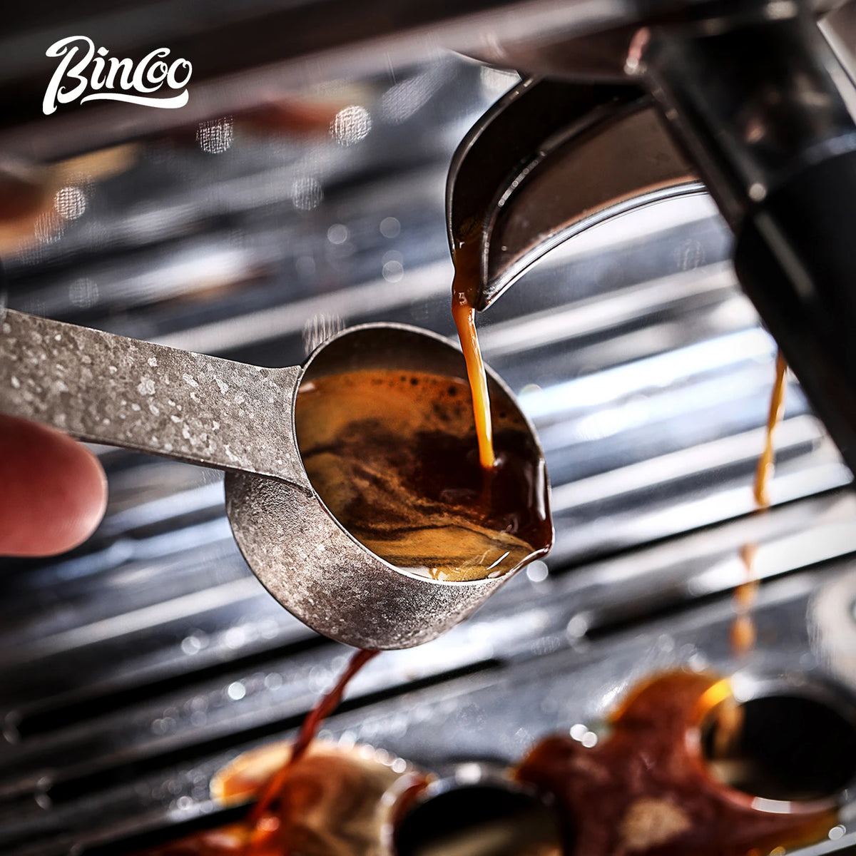 Bincoo Pure Titanium Coffee Scoop & Measuring Spoon Coffee Measuring Scoop Qst