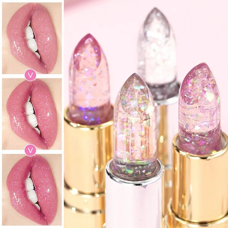 Shining Jelly Lipstick | Color-Changing Hydrating Lip Stick Color-Changing Lipstick Qme