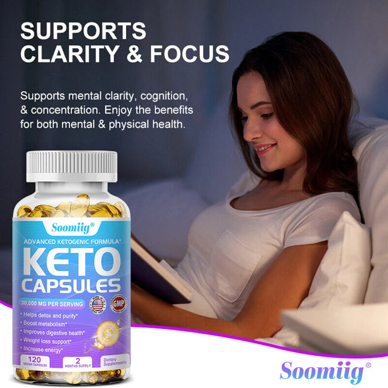 SOOMIIG Keto Capsules – Apple Cider Vinegar Weight Management Keto Supplement Qst