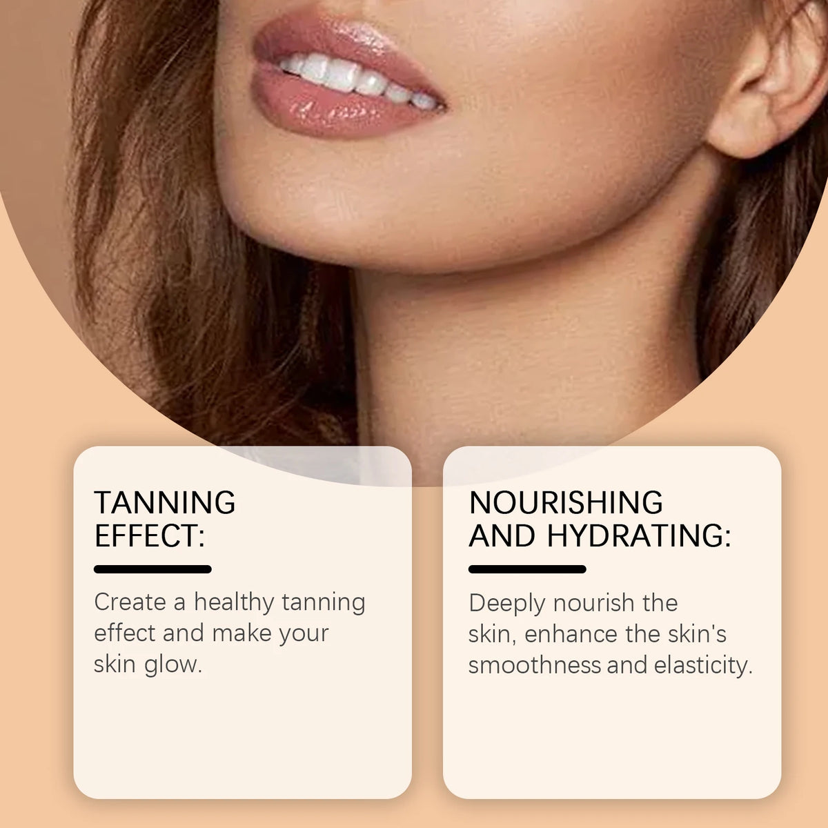 Hoygi Self-Tanning Face Serum – Streak-Free Natural Glow Self-Tanning Serum Qst