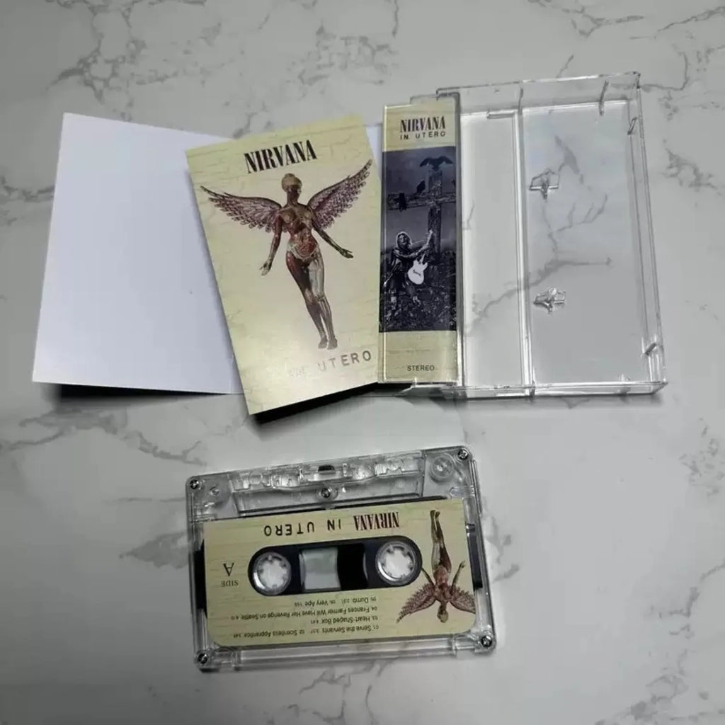 Retro Alternative Rock Cassette Tape – Angel Anatomy Art Collectible Cassette Tape Qme