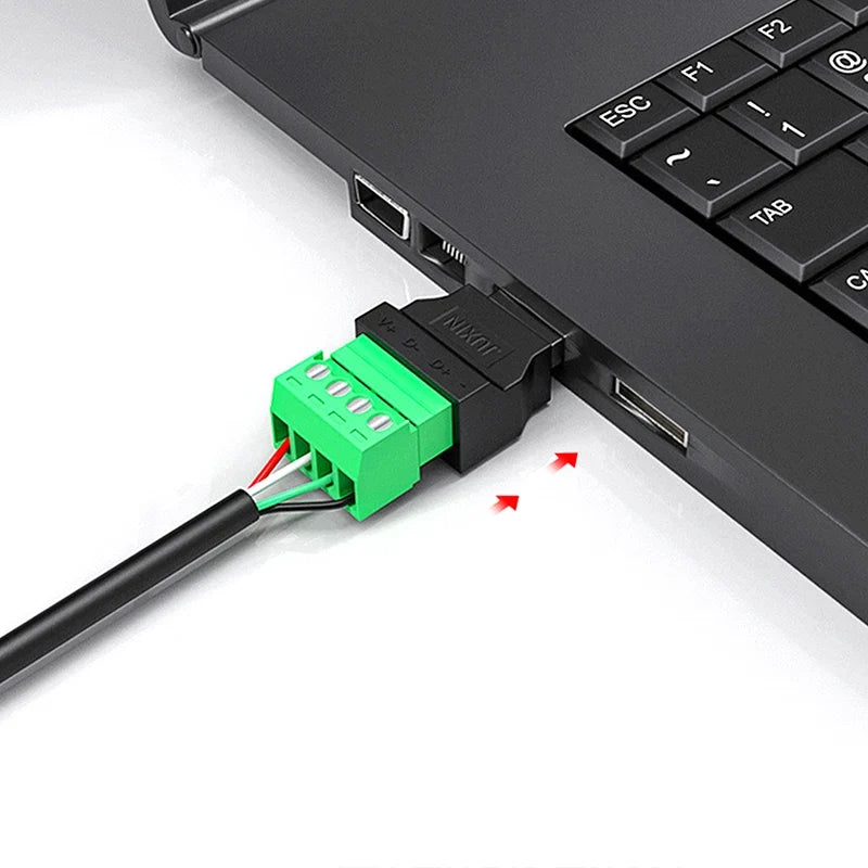 USB 2.0 Type-A 4-Pin Male Female Connector Plug Adapter USB Connector Adapter Qme