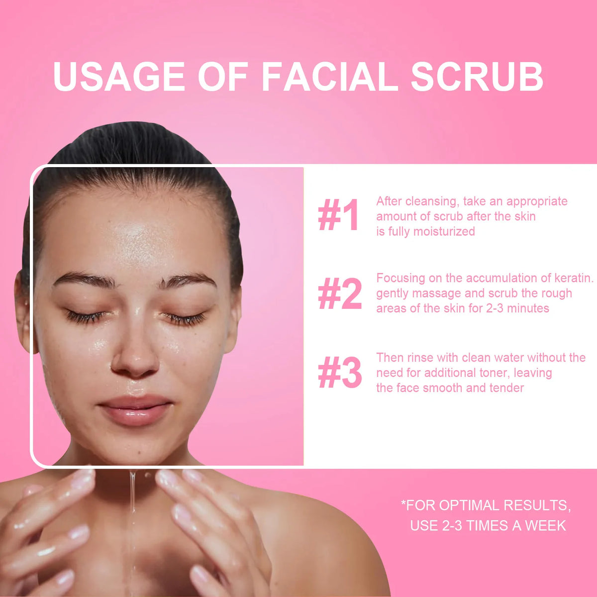 Watermelon Ice Cream Facial Scrub – Cleanse & Brighten Facial Scrub Qst